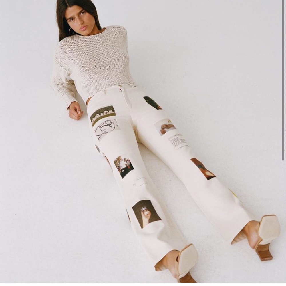 PALOMA WOOL FRIENDSHIP PHOTO DENIM JEANS